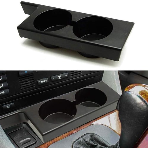 Car Front Center Console Double Hole Cup Holder for BMW E39 528i 525i 530i 