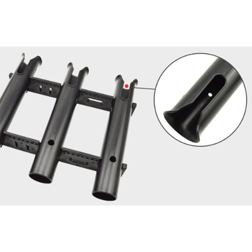 2x Triple 3 Rod Pole Rack Vertical Holder Socket Boat/Fishing/Storage/Lure 