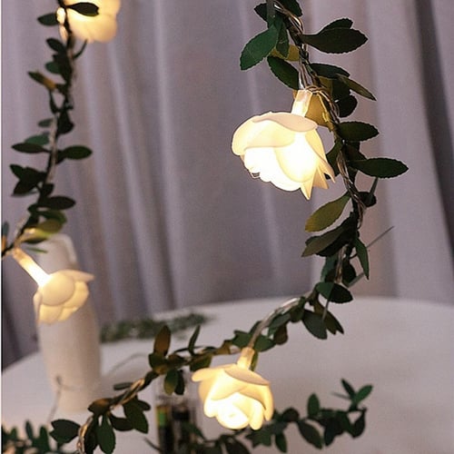 Flower 2M 20 LED Flower Fairy String Light for Wedding Decoration Party Event
