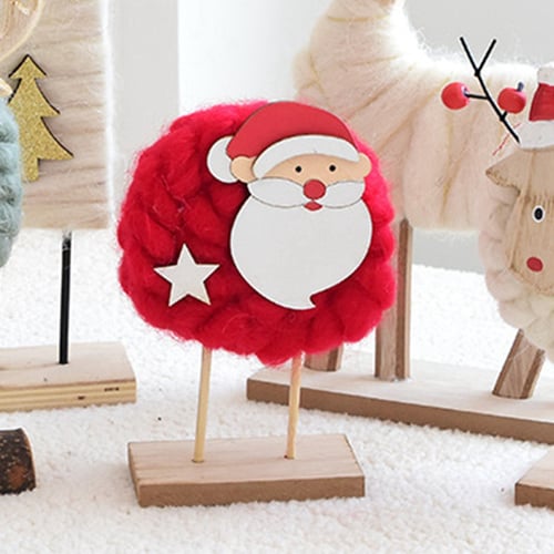 Sweet Sheep Christmas Ornament Xmas Festival Home Party Table Decor Kids Gift 