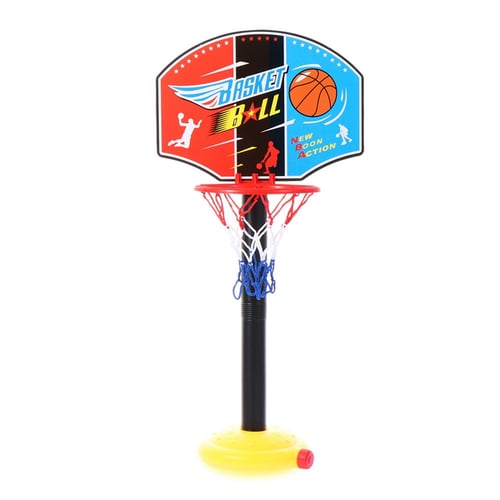 Portable Basketball Hoop System Stand Kids Indoor Outdoor Sport 63-150cm Adjust 