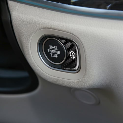 Carbon Fiber Engine Start Button Cover For Benz GLE GLS G-Class W167 X167 W464