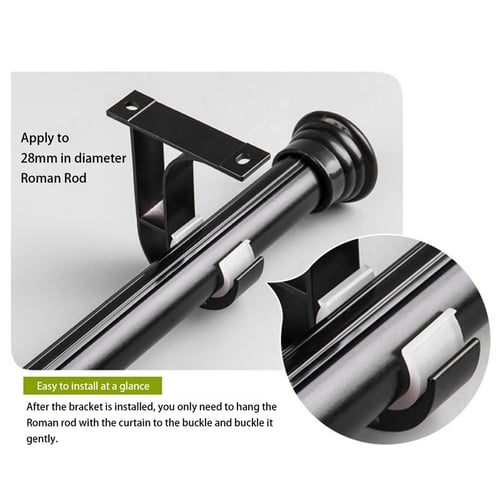 Curtain Rod Bracket Roman Top Mount Accessories 4pcs S Reviews Zoodmall Curtain Rod Bracket Roman, Top Mount Curtain Rod Bracket