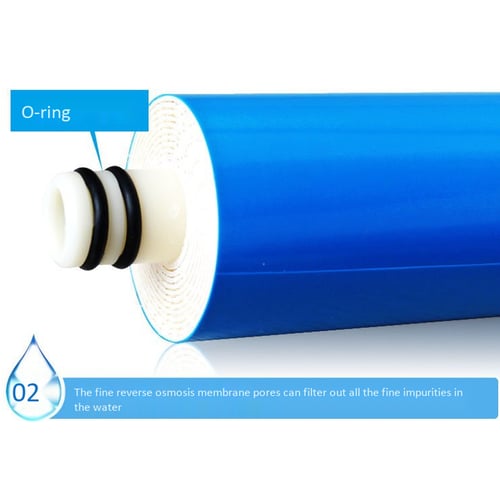 Binchil 2Pcs Reverse Osmosis Membrane Elements ULP1812-75 RO Membrane Elements N Water Filter Elements Membrane Accessories 