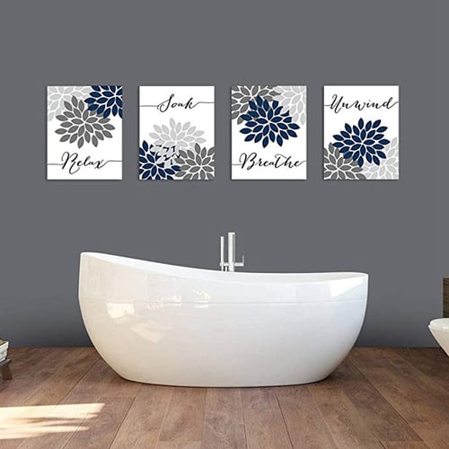 relax bathroom decor