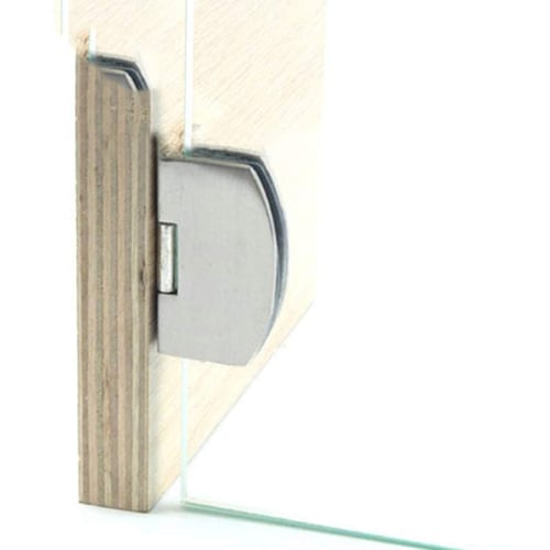 4pcs Glass Door Hinge Cupboard Showcase Clamp For 5 7mm