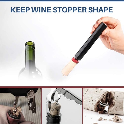 Wine Bottle Opener Corkscrew Remover Air Pump Pressure Cutter Vacuum Stopper New 