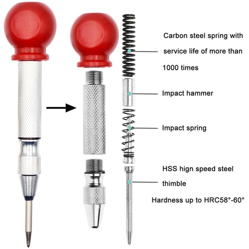 6x 1/4" Drill Tap Countersink HSS Hex Shank Metric Combination Spiral Screw Set