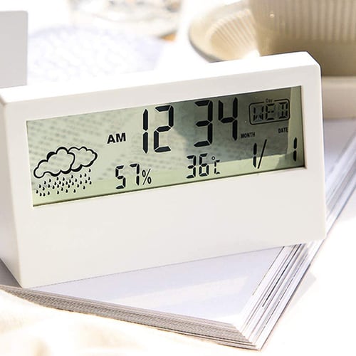 Alarm Clock With Transpa Lcd, Alarm Clock With Weather
