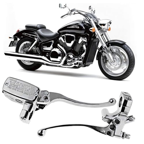 500cc Silver Motorbike Handlebar Hydraulic Brake Master Cylinder Clutch Lever