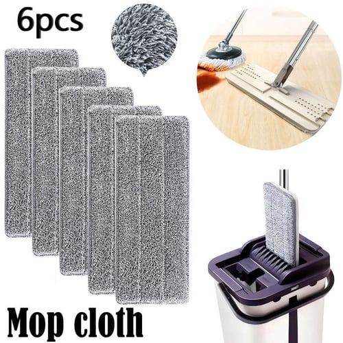 Flat Mop Pads Microfiber Refill Head Cleaning Rag Cloth for Spray Mops 33x12cm