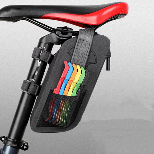Bicycle MTB Cycling Reflective Saddle Bag Tail Rear Pannier Pouch Seat Bag
