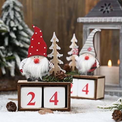 Christmas Calendar Merry Decorations For Home 2021 New Year Gifts Dolls Elf Decor - Christmas Elf Decorations Home