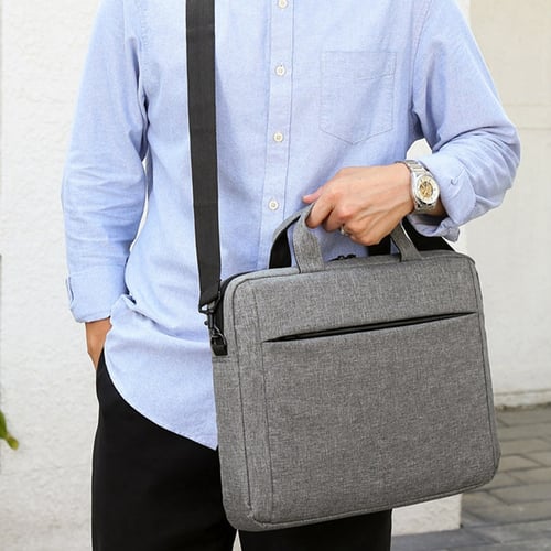 Sunsamy Laptop Bag Mens Multi-Function Fashion Messenger Bag Oxford Cloth Waterproof Retro Briefcase Large Handbag Bag Travel Briefcase with Organizer Color : Blue 