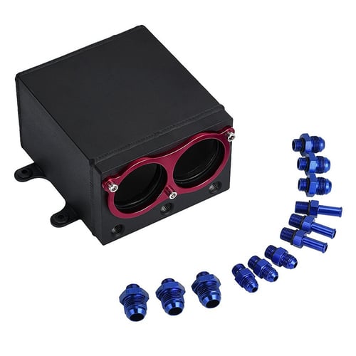 Alu Tank Catch Tank Aufschweissadapter Alu Fitting Dash 12 D-12 Rallye Racing 