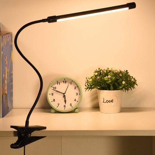 Led Reading Light Clamp Desk Lamp 3, Clamp On Bed Reading Lamps