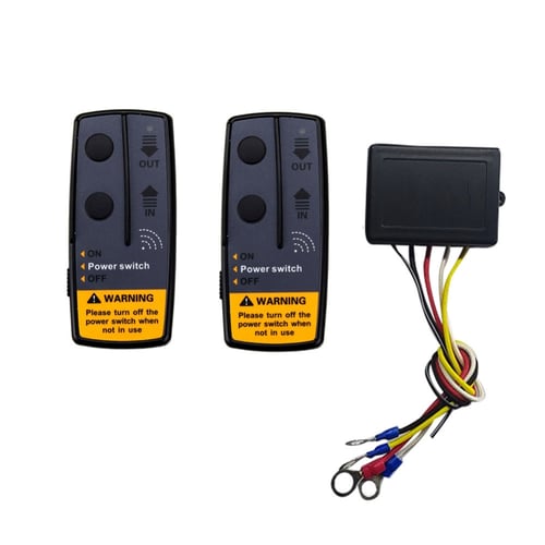 12V 100ft Wireless Winch Remote Control Kit Switch Handset For Car/ATV/UTV/SUV 