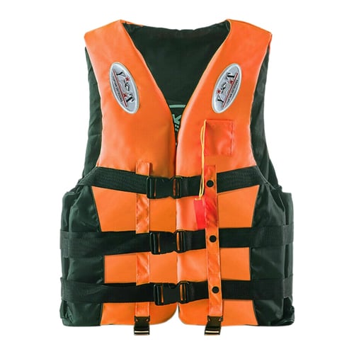 Adult Kid Life Jacket Safely Vest Aid Foam Sport Swim Boating Sailing w/ Whistle 