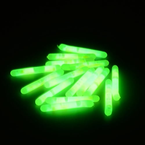 50pcs Mini Fishing Fluorescent Lightstick Light Night Float Clip On Glow Stick