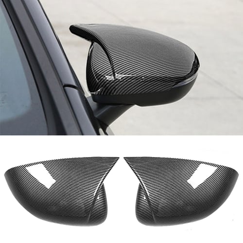 ABS Carbon Fiber Door Rearview Mirror Cover Trim For Mercedes Benz GLS X167 2020