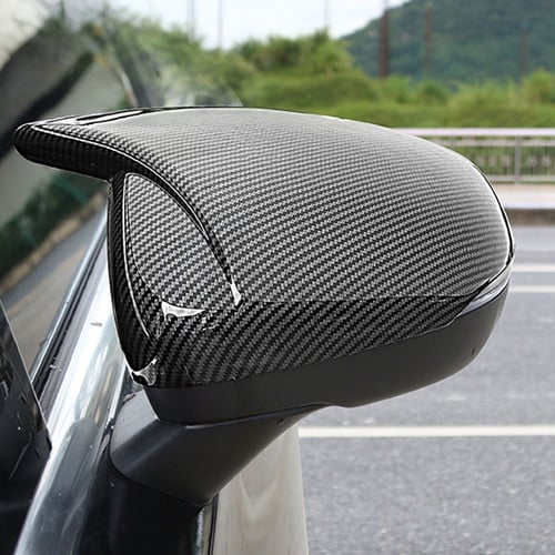 ABS Carbon Fiber Door Rearview Mirror Cover Trim For Mercedes Benz GLS X167 2020