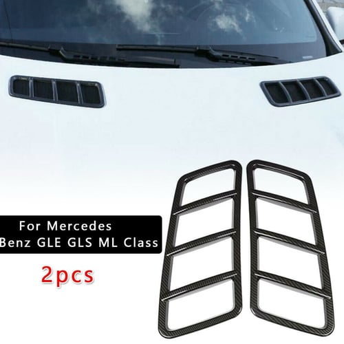 2x Rear Vent Outlet Frame Cover Trim For Mercedes-Benz ML GL GLS GLE Class W166 