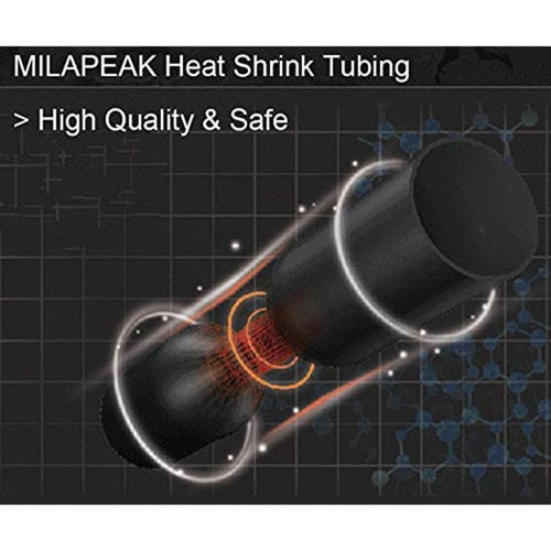 Heat Shrink Tubes Wire Wrap 625pcs Heat Shrink Tubing Kit Ratio 2:1 Electrical