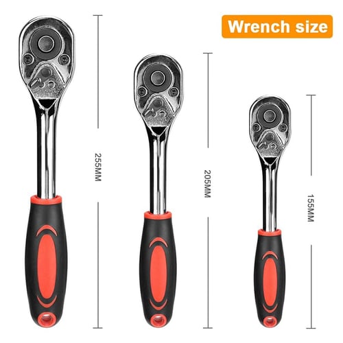 3pc Socket Wrench Set 1 4 3 8 1 2 Inch Drive Ratchet Wrench Tool Professional With Cushion Grip Handle Lock Socket Buy 3pc Socket Wrench Set 1 4 3 8 1 2 Inch Drive Ratchet Wrench Tool Professional
