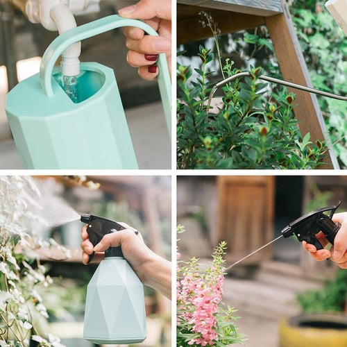 1L Plastic Durable Watering Can Long Spout Flower Garden Tools Stylish Handy 