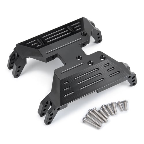 Alloy Bottom Base Mount Middle Center Skid Plate For 1/10 RC Car SCX10II 90046