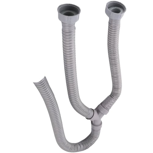 2PCS 2m Washing Machine Drain Hose Discharge Hose Extension for Washer