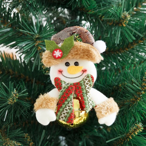 Snowman Santa Christmas Tree 4 Christmas Mini Honeycomb Party Decorations 