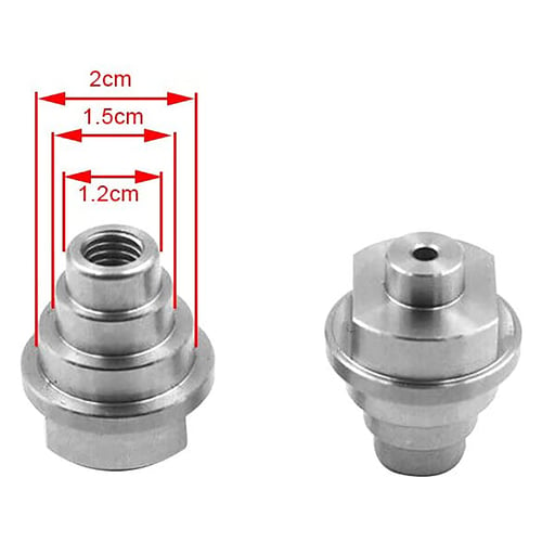 20mm To 15mm Thru Axle Quick Release Hub Conversion Adapter Barrel Shaft Useful