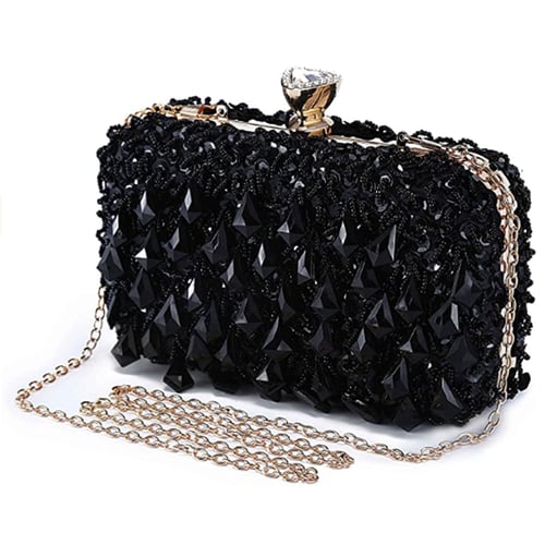 Women's Ladies Clutch Evening Bags For Wedding Bridal Night Out Party Ball Prom 