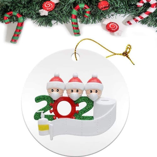 Xmas Christmas Hanging Ornaments Family Ornament And Pen 