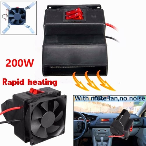 Car Heater 12V 260W Car Heating Heater Auto Defroster Defogger Demister Black Air Warmer