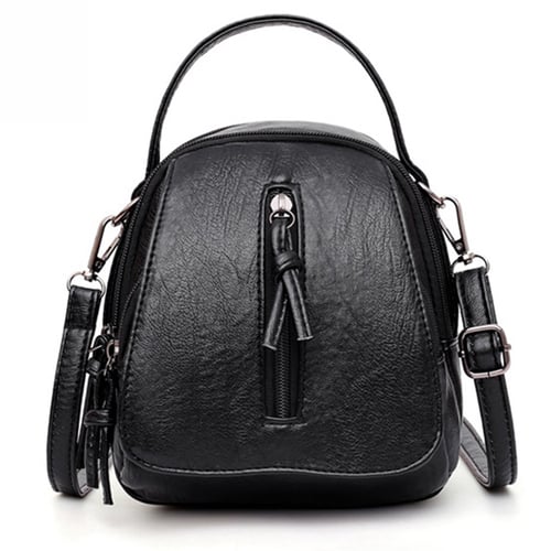 Women Real Soft Leather Shoulder Bags Ladies Backpack Handbag Messenge 