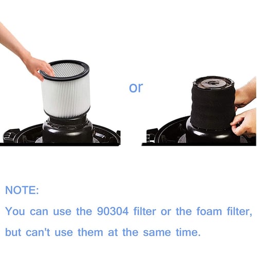 2Pack 90585 Foam Sleeve VF2001 Foam Replacement Filter For Wet Dry VacuumCleaner 