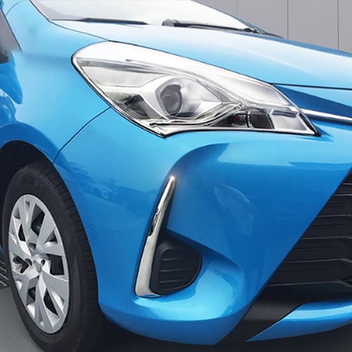 Outside Door Rearview Mirror Strip Cover Kit ABS For Toyota YARIS VITZ 2018 2019