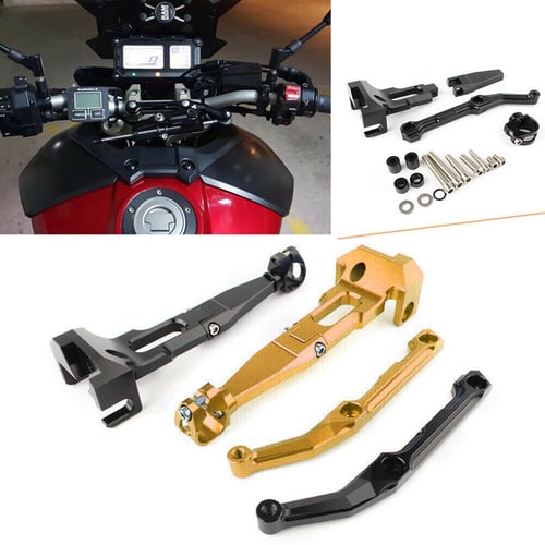 FXCNC Racing Motorcycle CNC Steering Damper Stabilizer Buffer Control Bar With Mounting Bracket Kit Full Set Fit For YAMAHA MT-09 MT09 not tracer 2013 2014 2015 2016 2017 2018 2019 