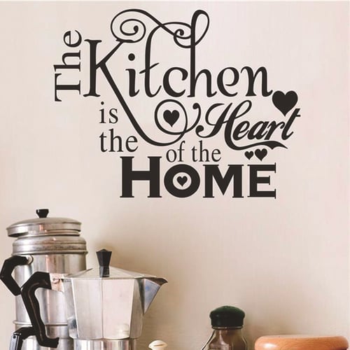 Vinyl Kitchen Rules Room Decor Art Quote Wall Decal Stickers Removable Mural DIY 