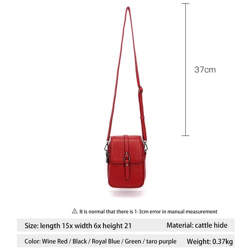 Large capacity shoulder bag one size, red