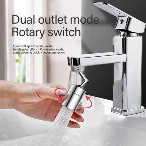 720 Degree Swivel Sink Faucet Aerator Water Tap Adapter For Kitchen Bathroom Super Saving - Bathroom Sink Tap Adapter