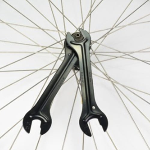 Carbon Steel Bike Cycle Head Open End Axle Hub Cone Wrench Bicycle 