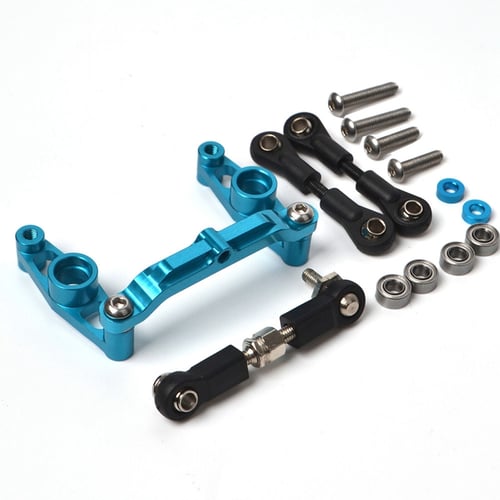 HHTS Aluminum Alloy Ball Bearing Crank Steering Set for TT02B TT-02B 1/10 RC Car Upgrade Parts Accessories