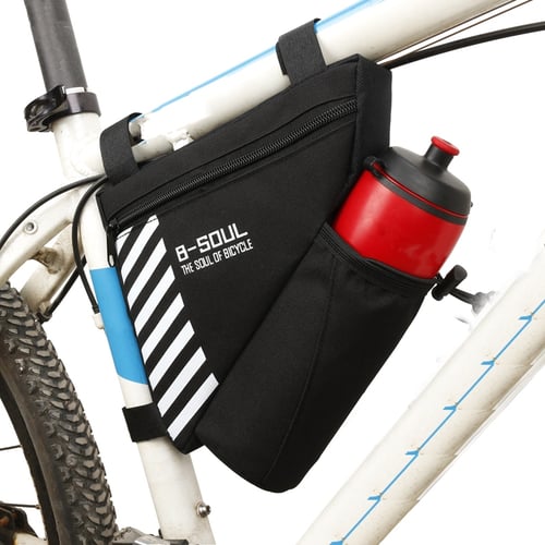 Front Bicycle Frame Bag Cycling Bike Tube Pouch Holder Waterproof Saddle Pannier 