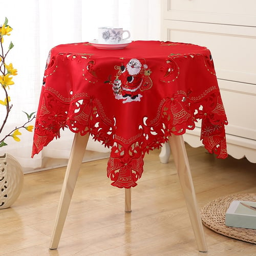 Embroidered Table Cloth, Round Table Party Cloth