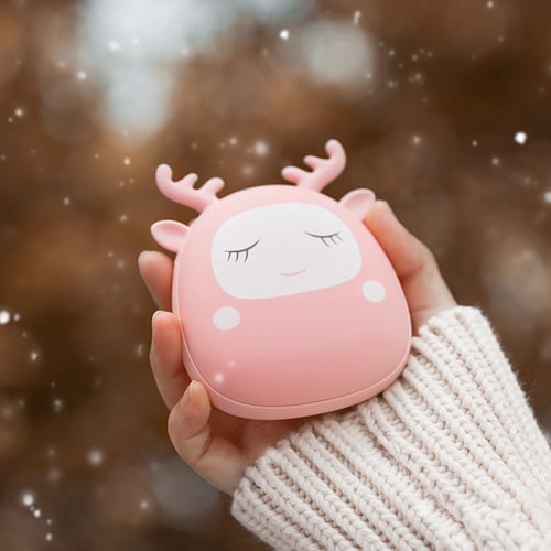 4000mAh Electric Hand Warmer Heater Avocado Shape USB Rechargeable Fast Heating 