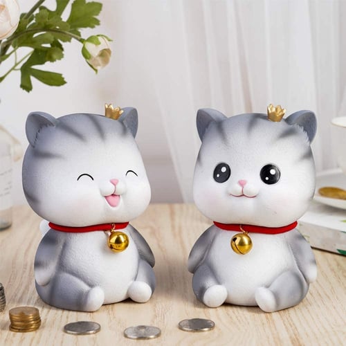 Cute Cat Decorative Saving Bank,Home Decoration Coin Bank Money Piggy Bank Bank 