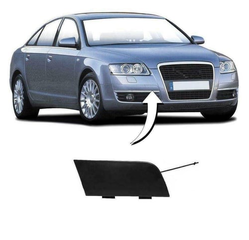 Genuine Front Bumper Primed Tow Hook Eye Cover Fits Audi A6 C6 08-2011 Facelift